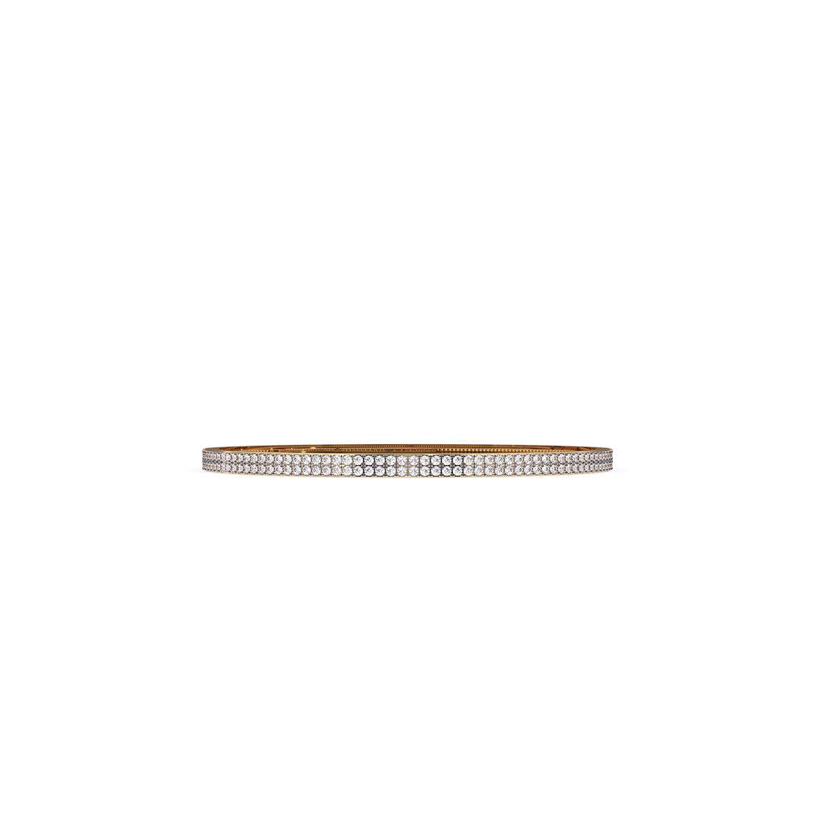 Charming Half Eternity Round Lab Grown Bracelet